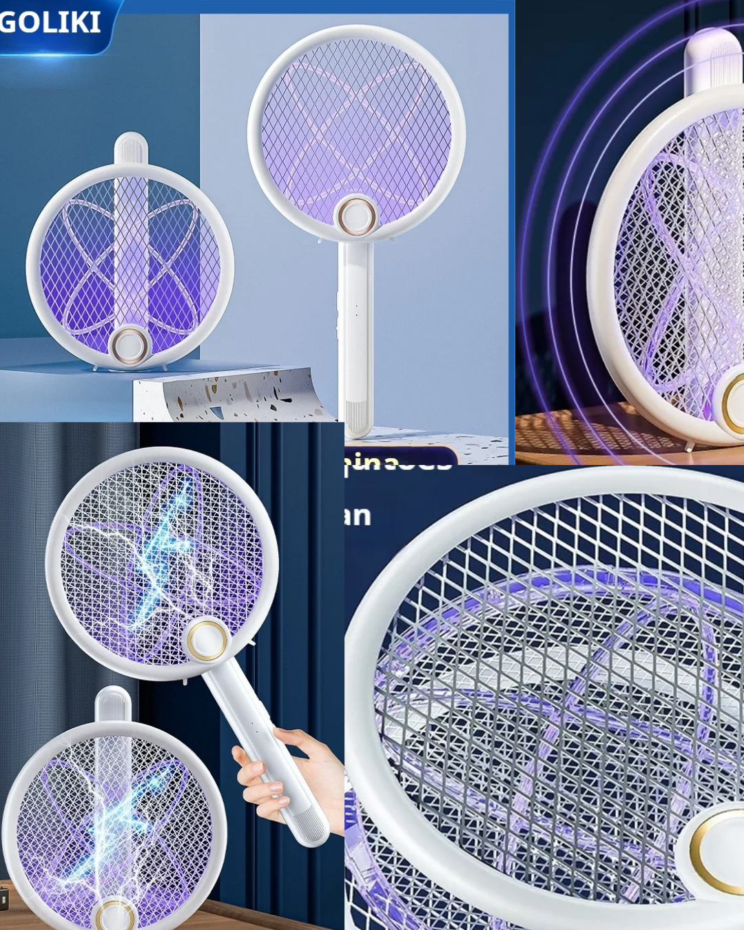 Lampara atrapa insectos, de alta potencia, segura para la familia. emite luz ultravioeta para atraer insectos.