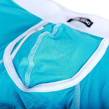 Men's fashion sexy low-rise thermal underwear pants, bulge pouch design pajamas