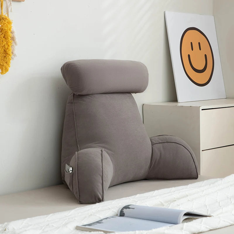 1 almohada de apoyo lumbar para cama, sofá, lectura, verano, para sala de estar, dormitorio, decoración del hogar.