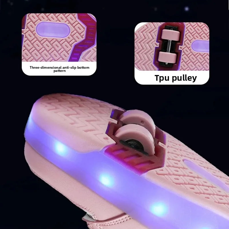 Roller Skates with Lights 4 Wheels