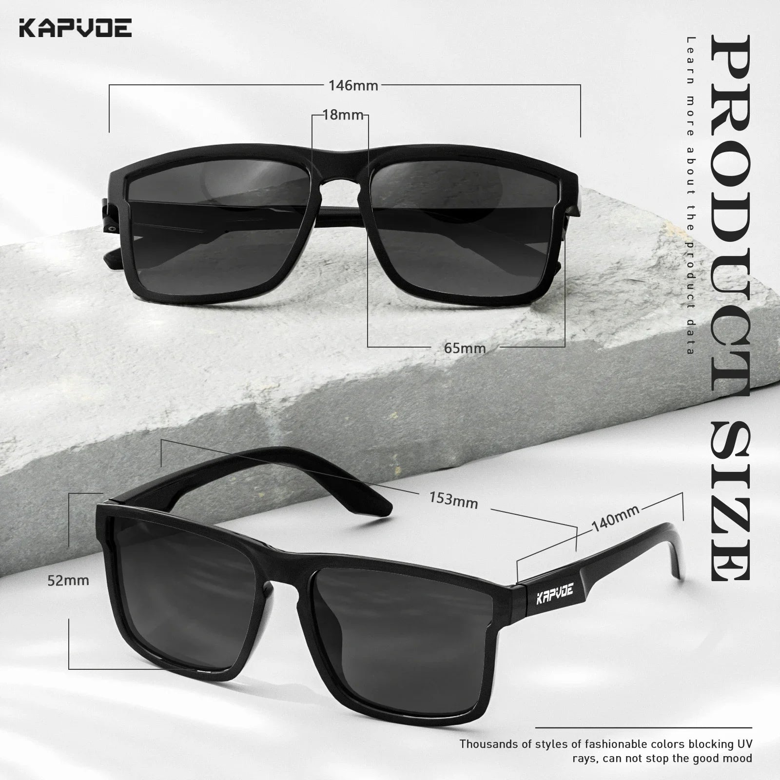 Square SunglassesRetro Polarized UV400