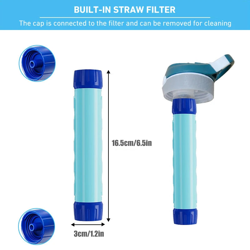 filtro purificador de agua de 750ml
