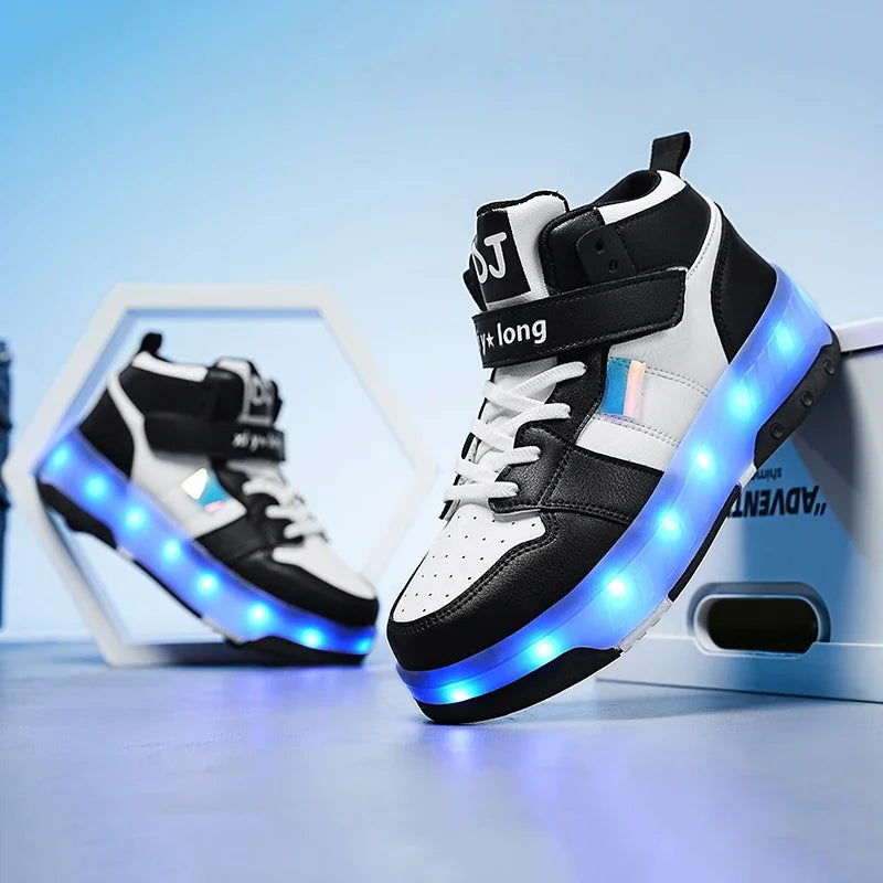 Roller Skates with Lights 4 Wheels