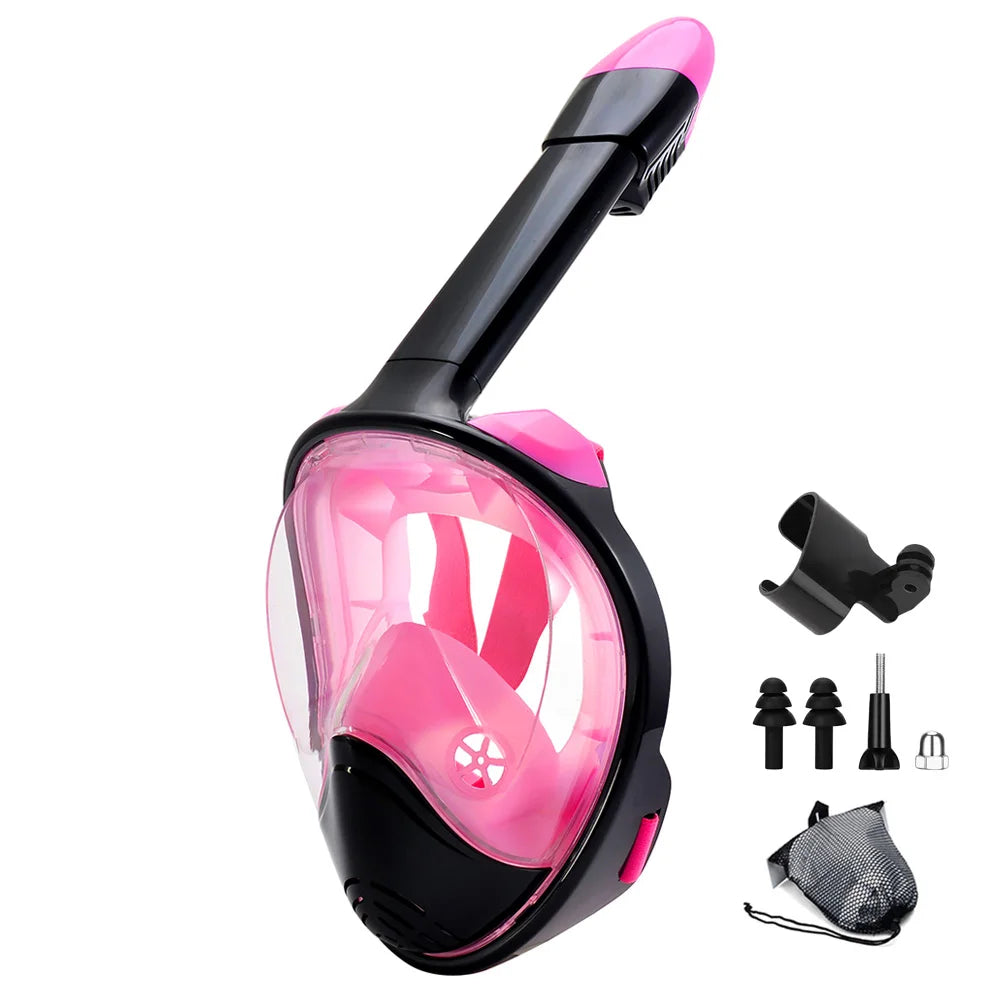Mascara  para hacer Snorkel, con careta amplia.