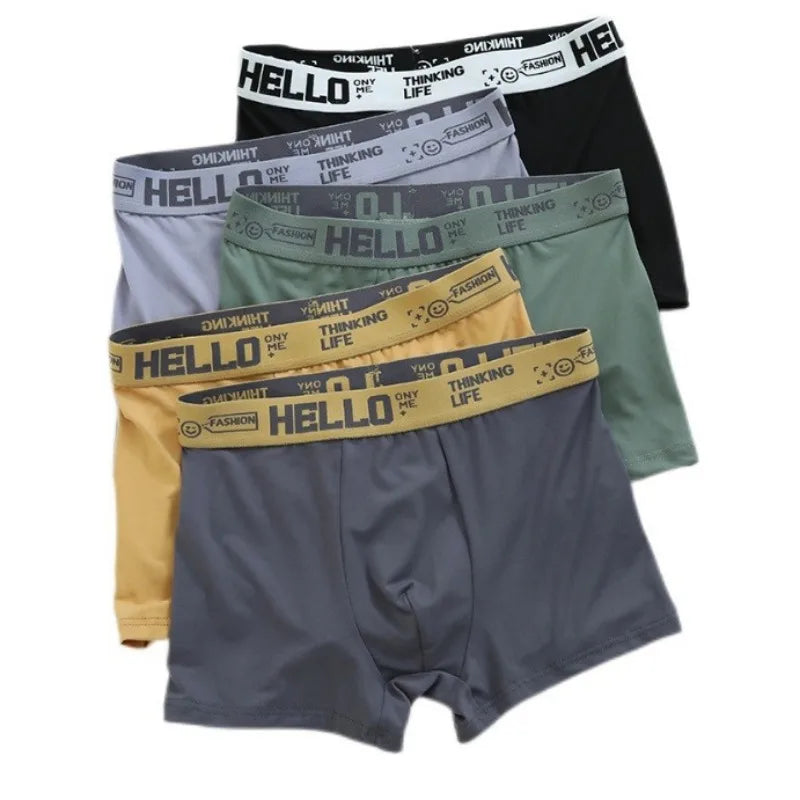 6Pcs Underwear Comfortable and  Breathable Boxers for Men