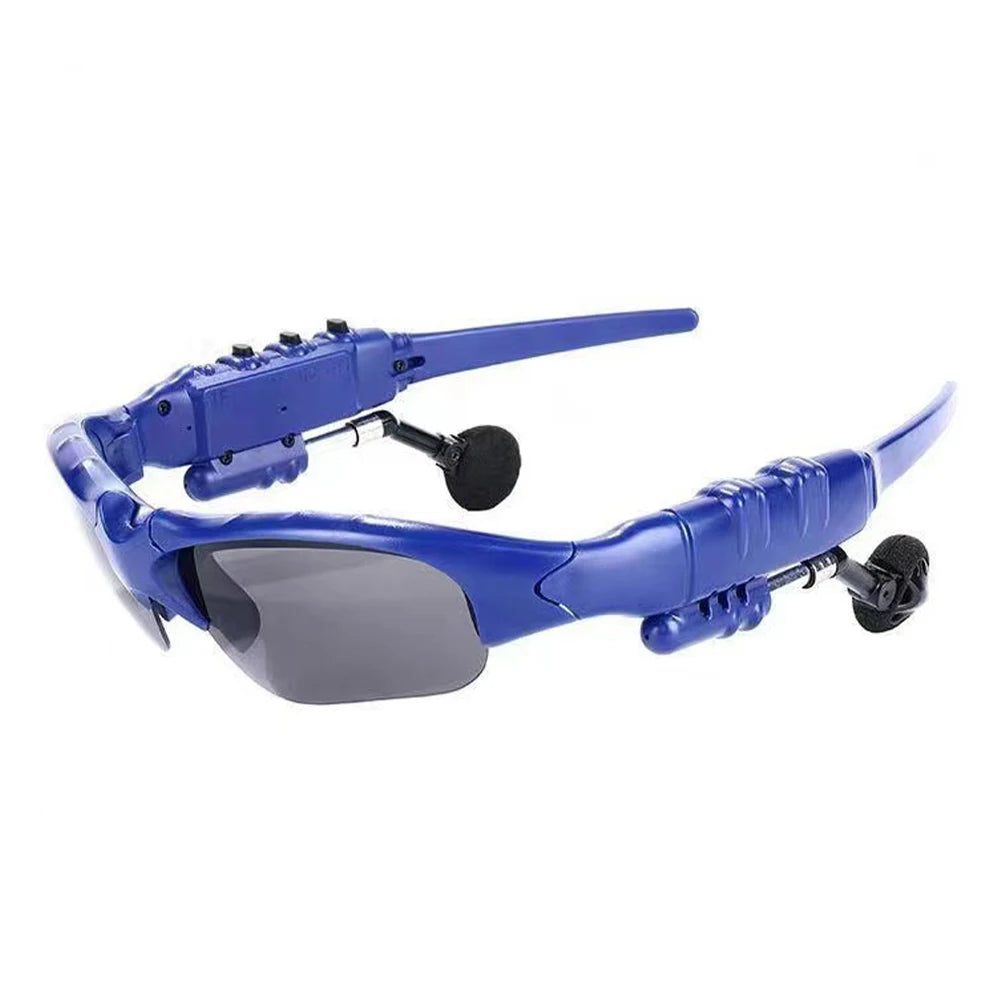 Bluetooth-compatible 5.0 Stereo Earphones Wireless Headset Mic Smart Glasses Sunglasses for Cycling Noise Reduction Headphones