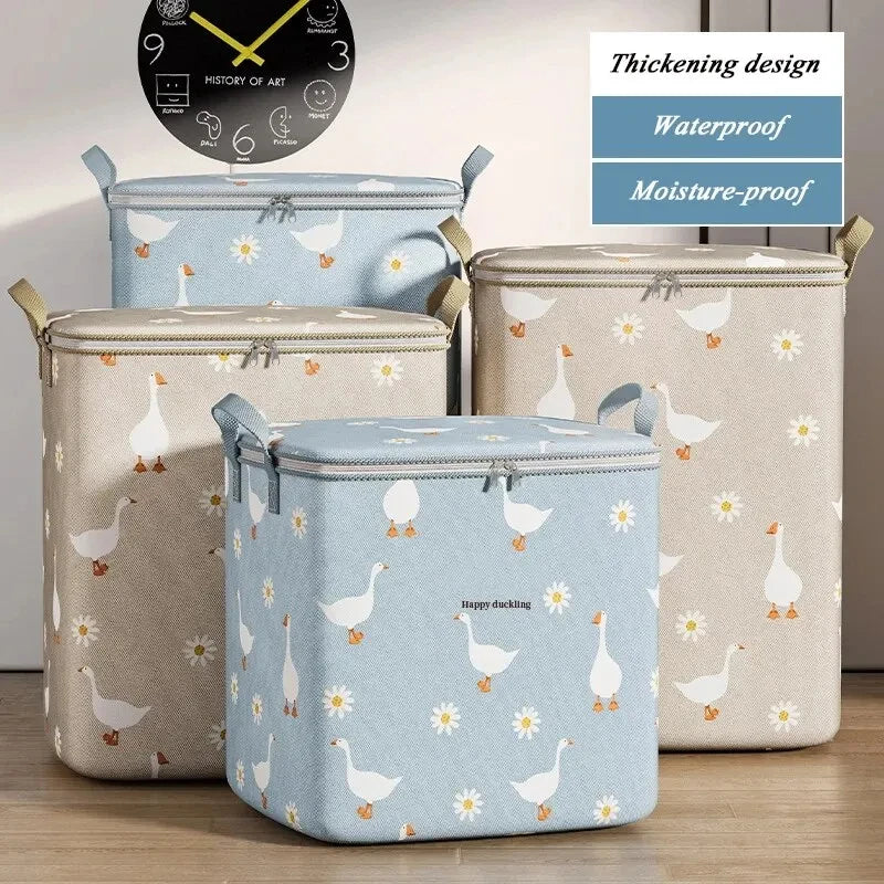 Bolsa organizadora de almacenamiento para artículos de primera necesidad, plegable, impermeable y de alta capacidad.