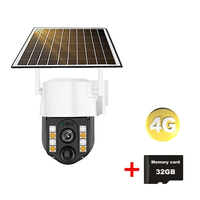 Camara de Seguridad HD con panel solar de carga incluido. Compatible con 4G y WIFI