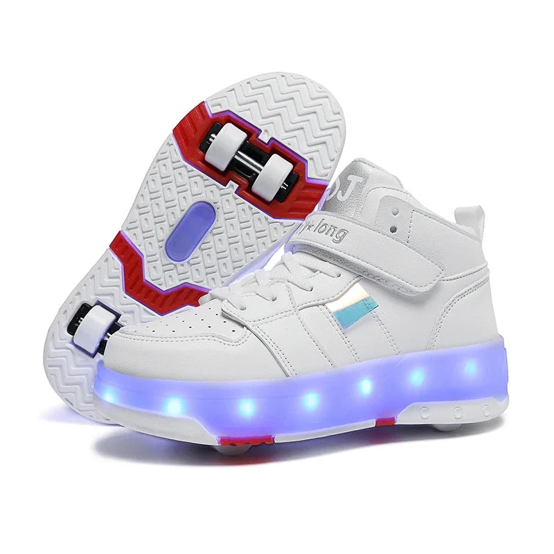 Roller Skates with Lights 4 Wheels