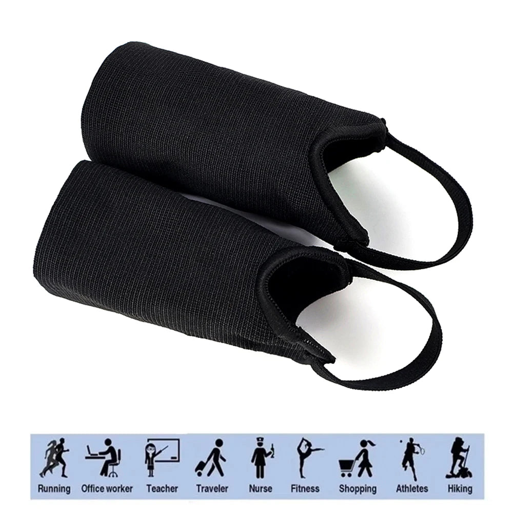 EVA Ankle Brace, Anticollision Ankle Guards, Shield Protector, Dual Sided Pads for Soccer, Football, Volleyball, 1Pair