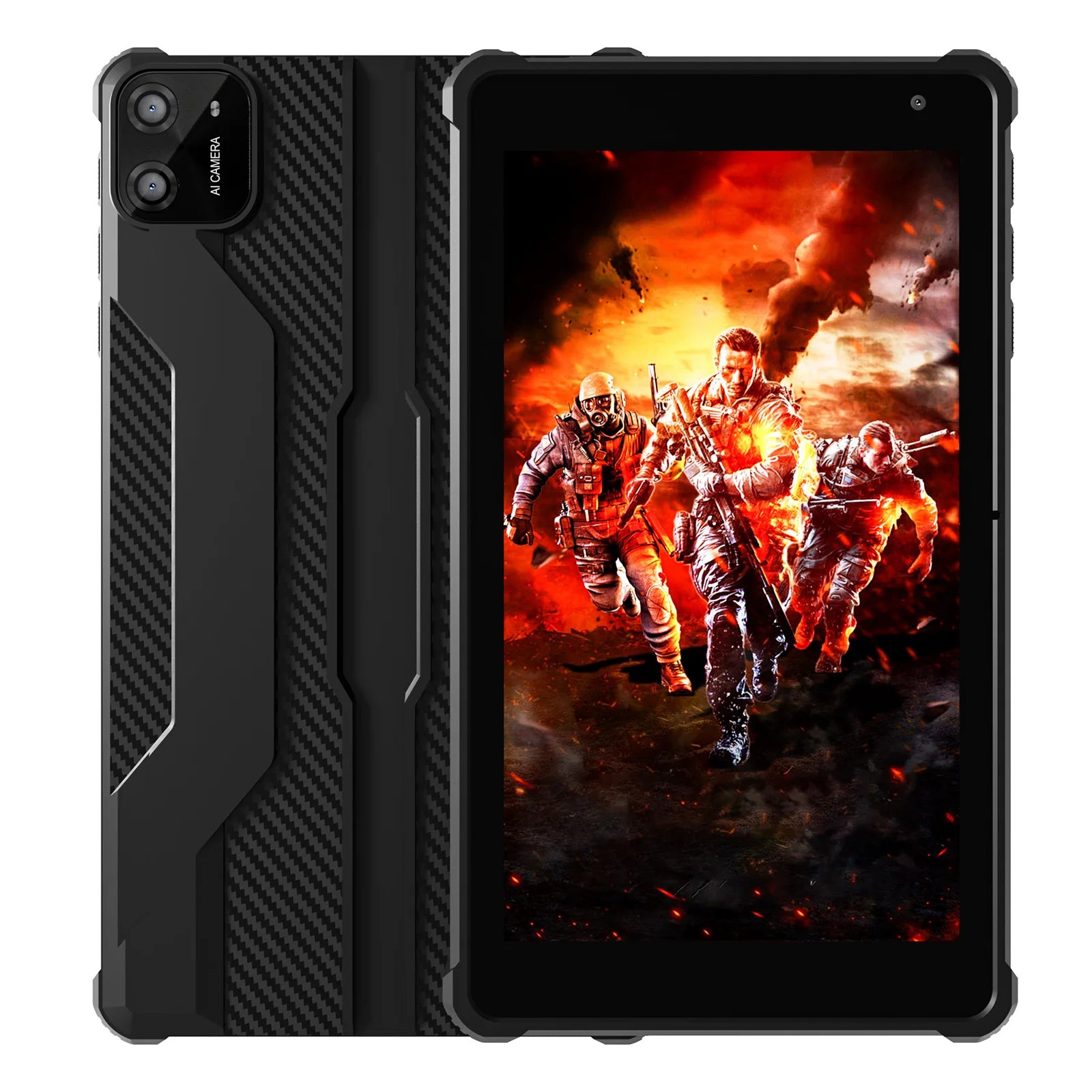 Tableta PRITOM de 7 pulgadas con Android 14, 8 GB de RAM (3 GB + 5 GB ampliables), 64 GB de ROM, procesador A523 de ocho núcleos, WiFi 5G + WiFi6, cámara dual, color negro