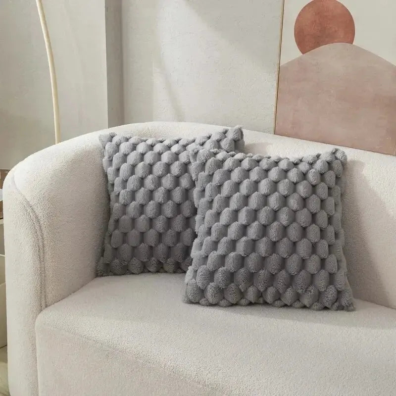 3D Soft Plush Throw Pillowcase
