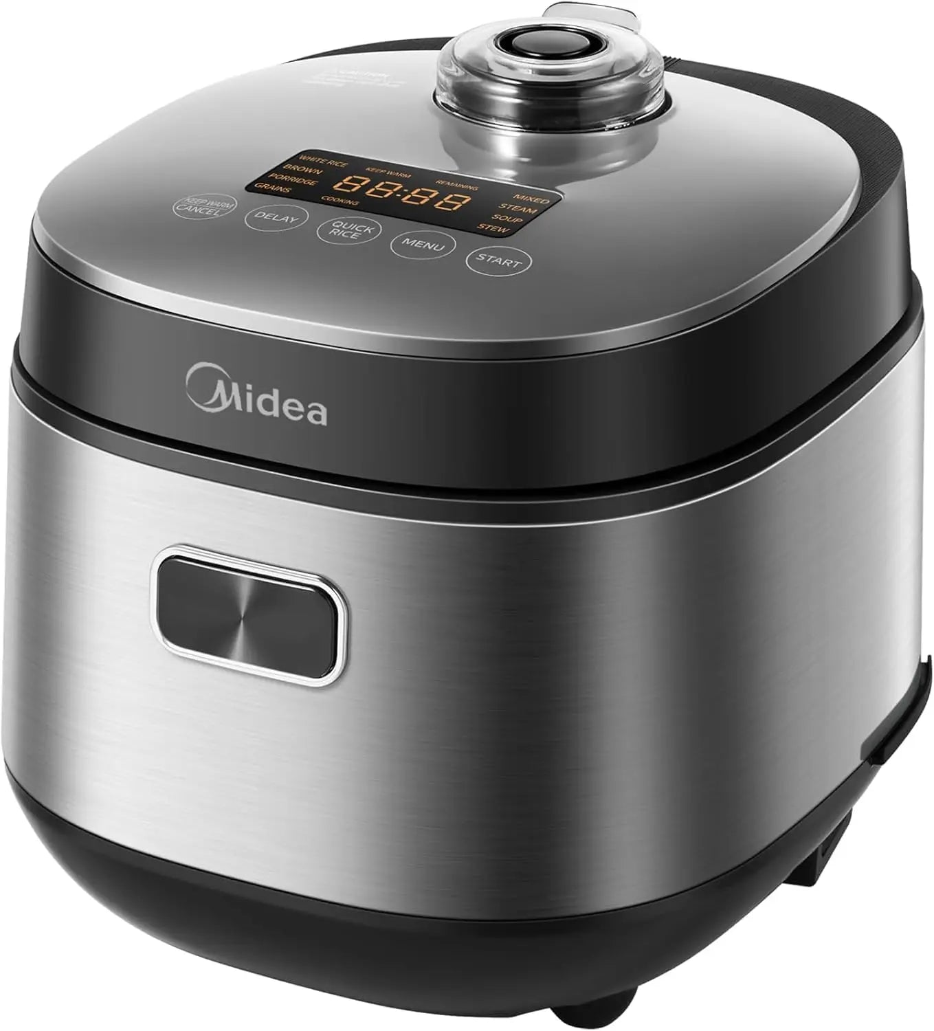Olla arrocera Midea con 9 funciones, 2 L, 4 tazas, para 1 a 3 personas, tecnología avanzada de calentamiento, arroz rápido 30 min,