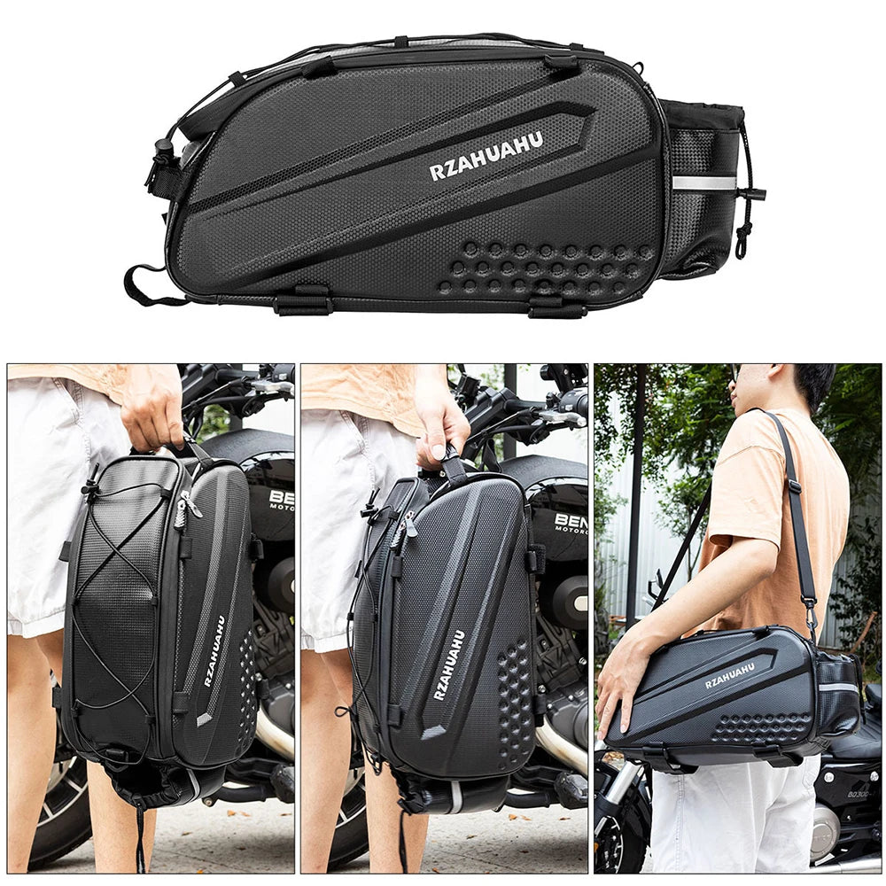 Bolsas para bicicletas Bolsa portabicicletas de gran capacidad Bolsa para asiento trasero plegable Cesta trasera para bicicleta Alforja impermeable Bolsas para asiento de maletero Bolsas para sillín