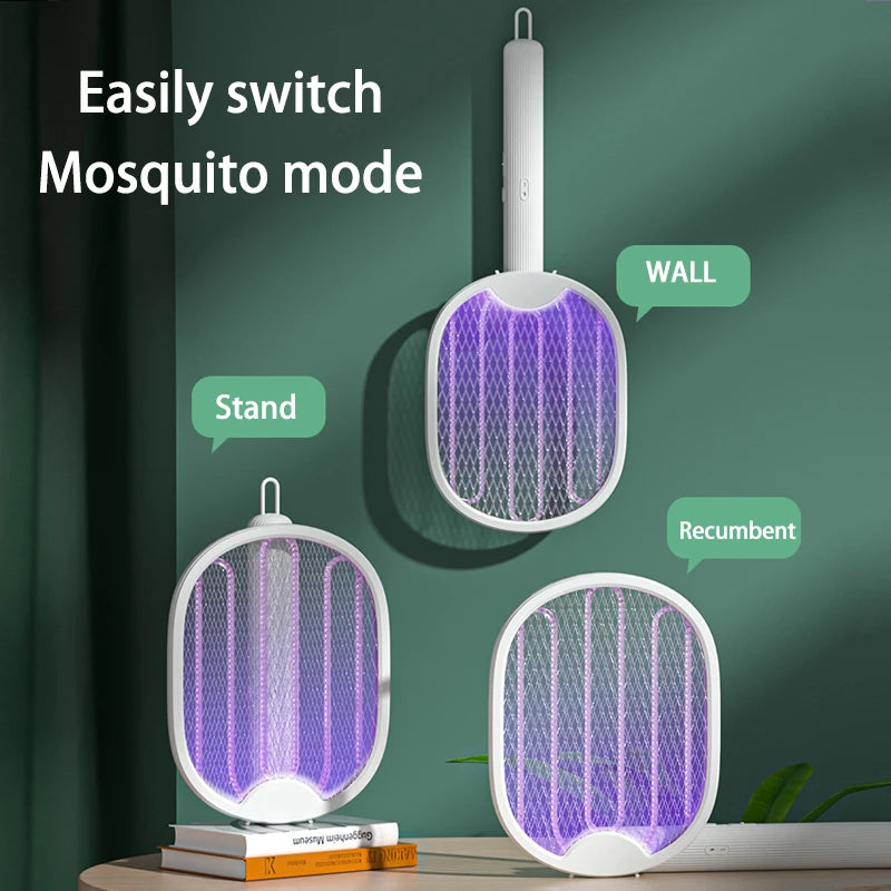 Lampara atrapa insectos, de alta potencia, segura para la familia. emite luz ultravioeta para atraer insectos.