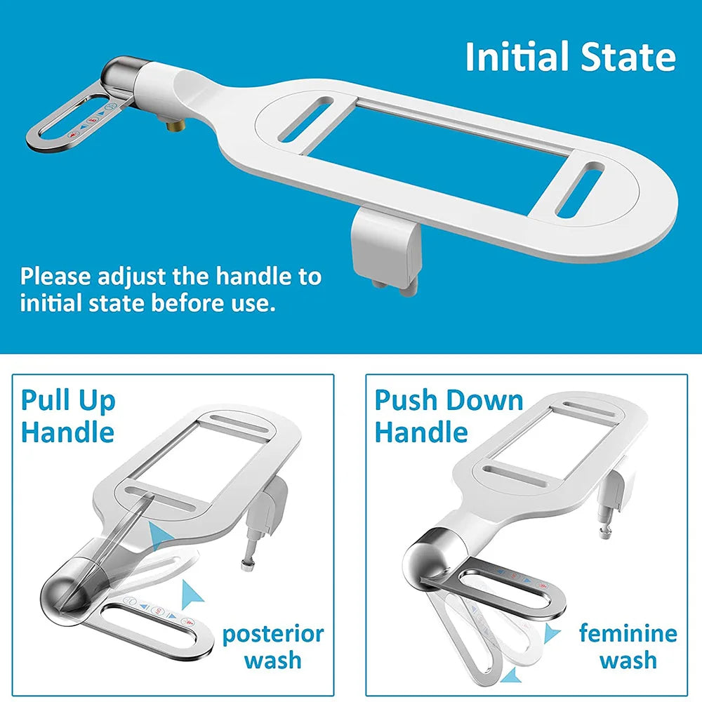 New Ultra-Slim Bidet Toilet Adjustable
