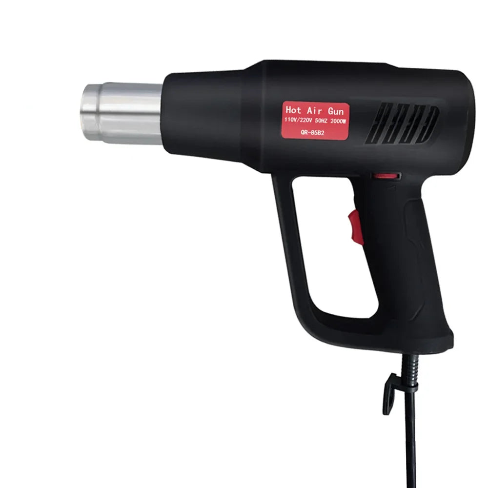 Soplador de Aire Caliente con potencia Electrica de 2000W. Secadora de aire caliente de maxima potencia.