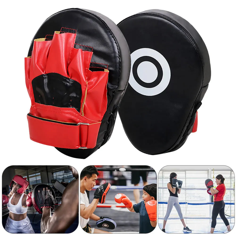 1PC PU Leather Boxing Focus Pad Kickboxing Punch Mitts Training Paws Pads Boxing Equipment for Kicking Boxing Shield Training