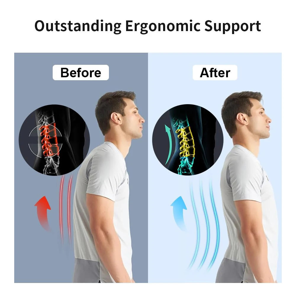 1PC Back Brace for Lower Back Pain Relief - Breathable Lumbar Support Belt with Pad for Herniated Disc, Sciatica - Adjustable Ba