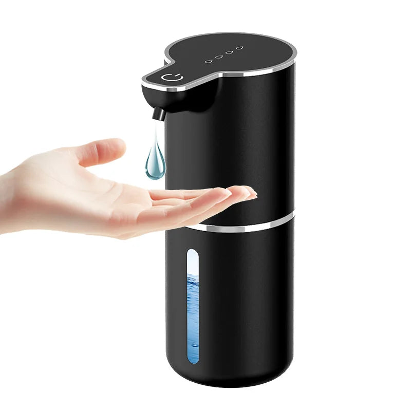 Dispensador automático de jabón ABS, multilíquido, espuma rápida, diseño que ahorra espacio, para baño y cocina, uso dual.