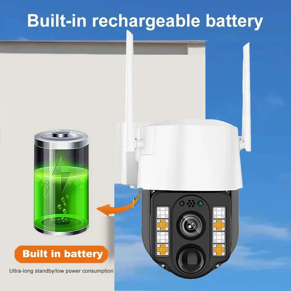 Camara de Seguridad HD con panel solar de carga incluido. Compatible con 4G y WIFI