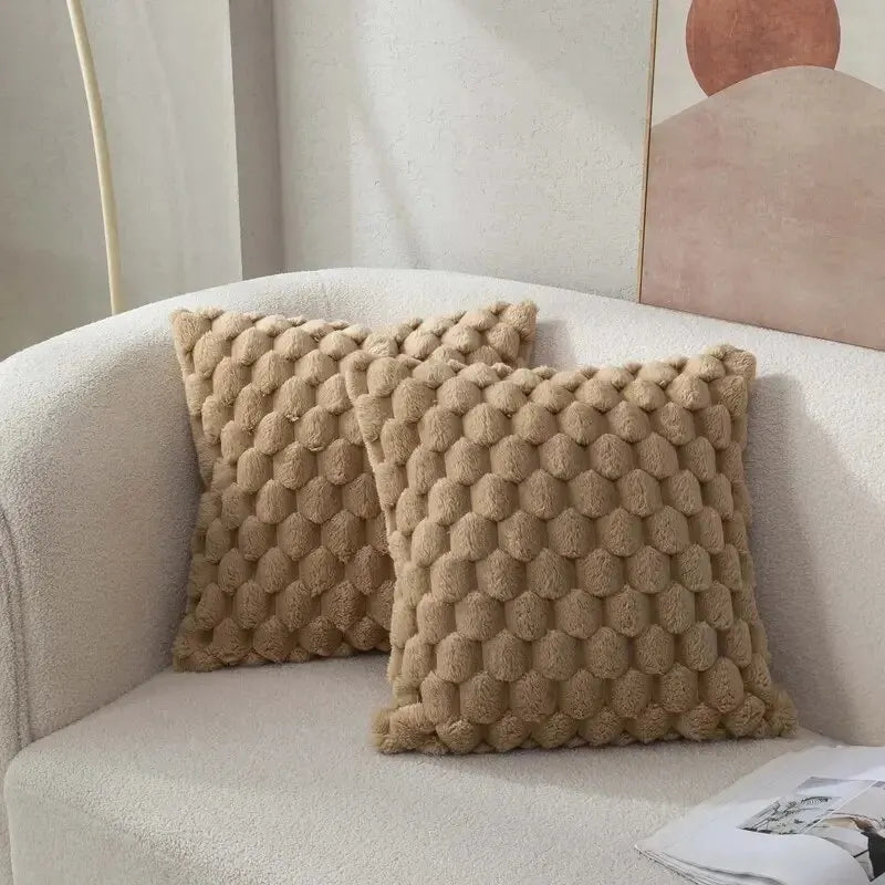 3D Soft Plush Throw Pillowcase