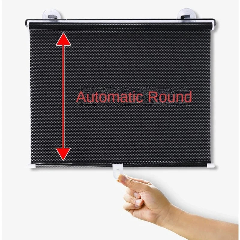 Office Window Sun-shading Curtains Universal Roller Blinds Suction Cup Sunshade Nail-free Blackout Curtain Car Bedroom Kitchen