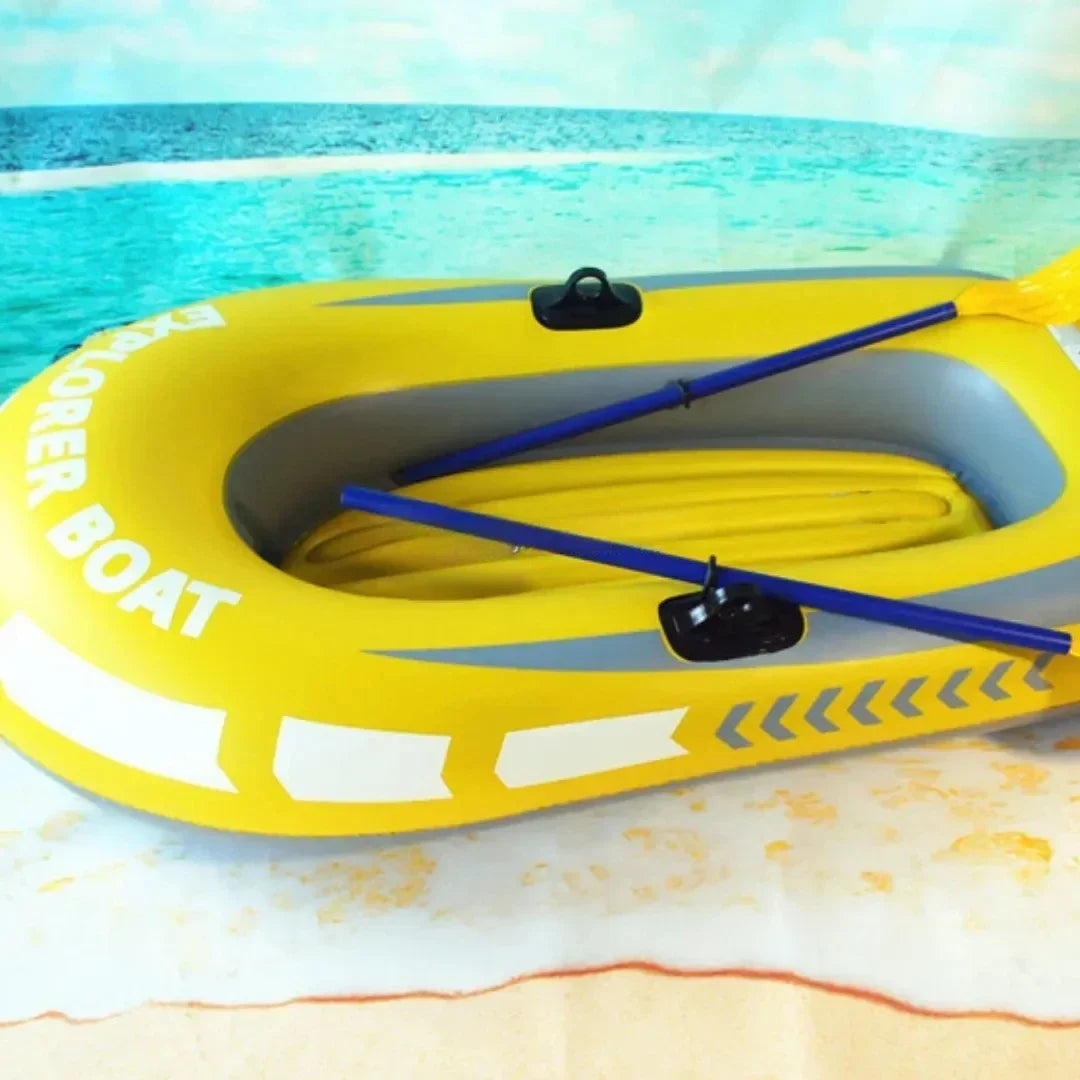 Inflatable Kayak Canoe 1~2 Person Rowing Air Boat Fishing Boat Summer Rubber Boat PVC Water Kayak Thickened RaftingBoat