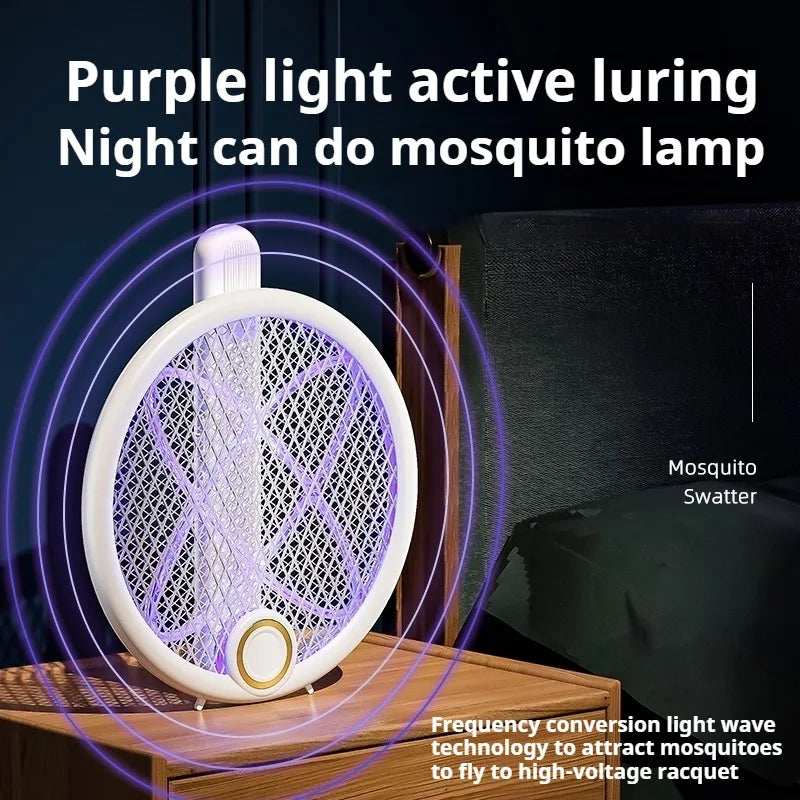Lampara atrapa insectos, de alta potencia, segura para la familia. emite luz ultravioeta para atraer insectos.
