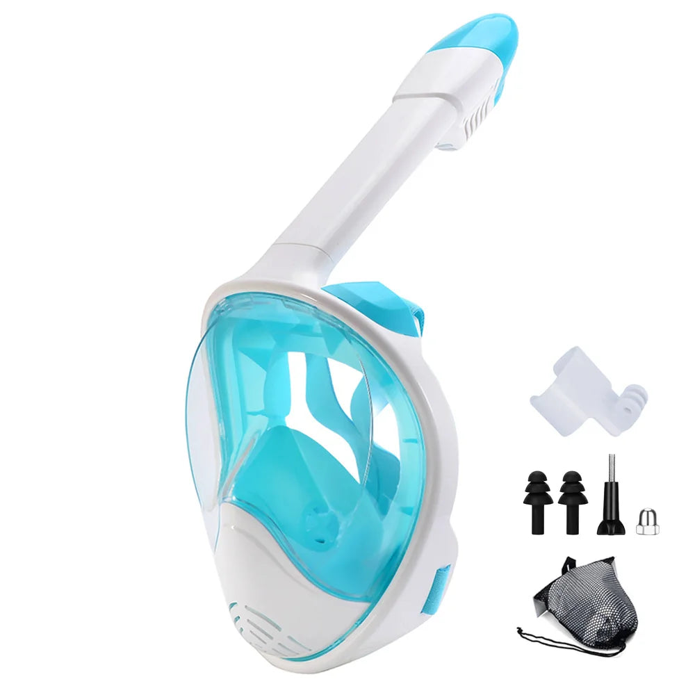 Mascara  para hacer Snorkel, con careta amplia.
