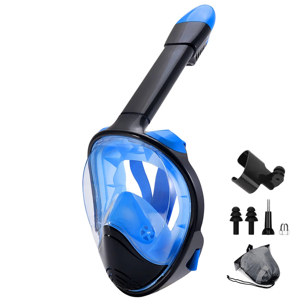 Mascara  para hacer Snorkel, con careta amplia.