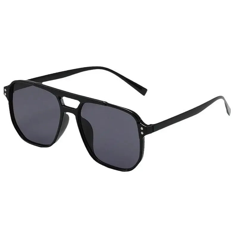 Vintage Men Women Big Sunglasses Men Square Shades Brand Designer Unisex Sun Glasses Black Lense Male Female Sunglasses UV400