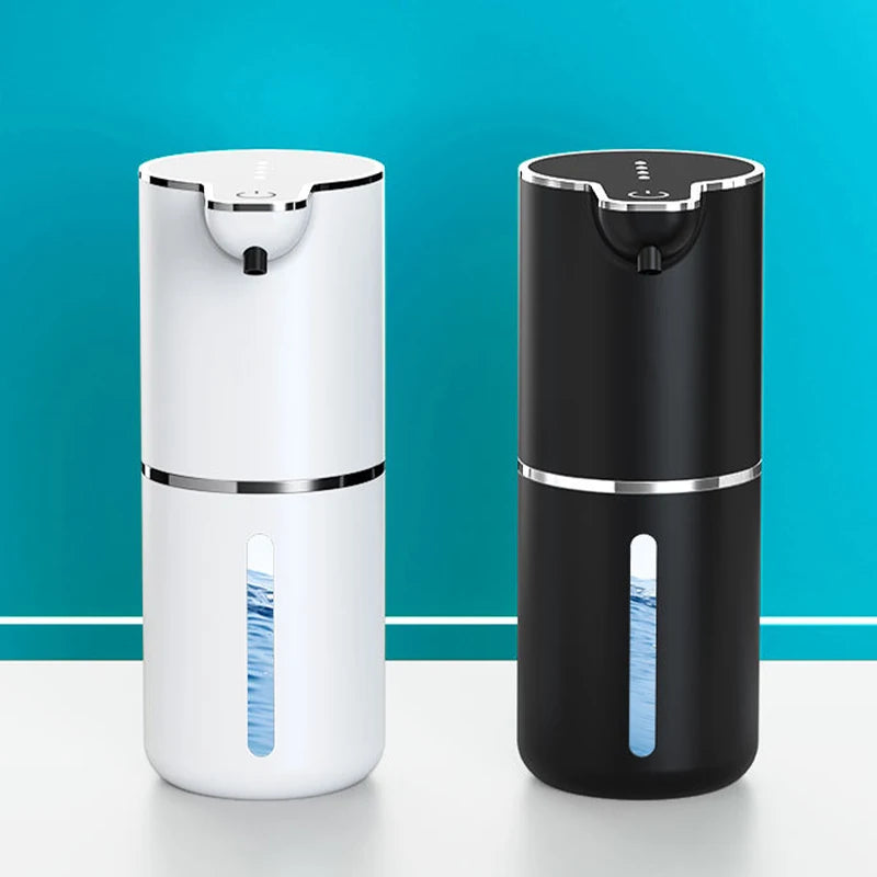 Dispensador automático de jabón ABS, multilíquido, espuma rápida, diseño que ahorra espacio, para baño y cocina, uso dual.