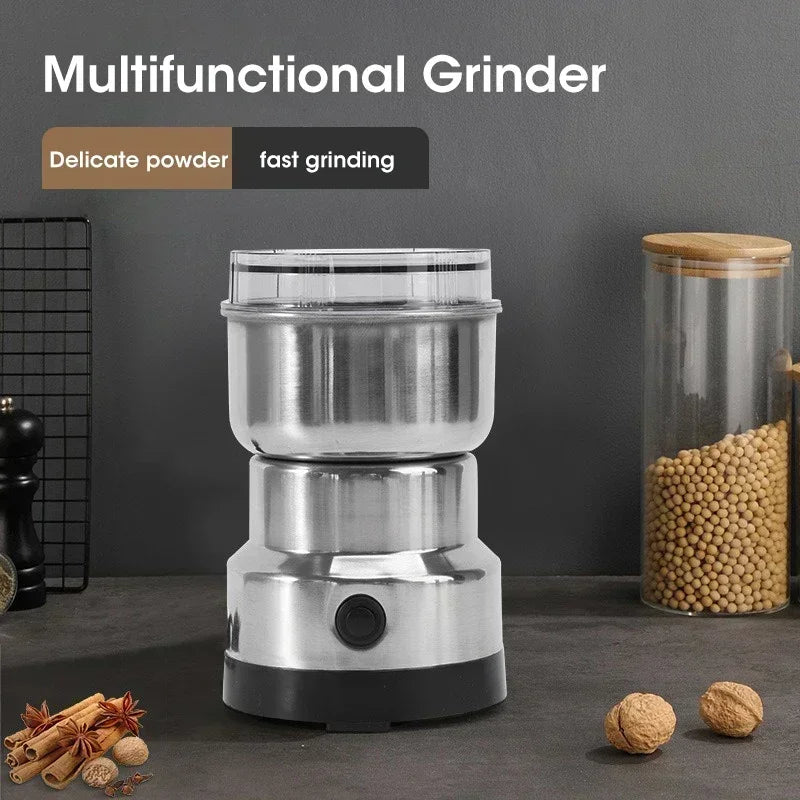 Molinillo eléctrico de acero inoxidable de 400 W, pulverizador de alimentos para bebés, molinillo de granos de café, molienda rápida, máquina trituradora multifunción