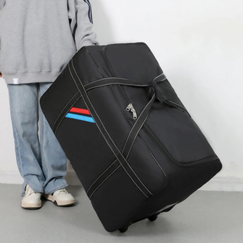 Maletas con ruedas de gran capacidad, plegables, de viaje, impermeables, para fin de semana
