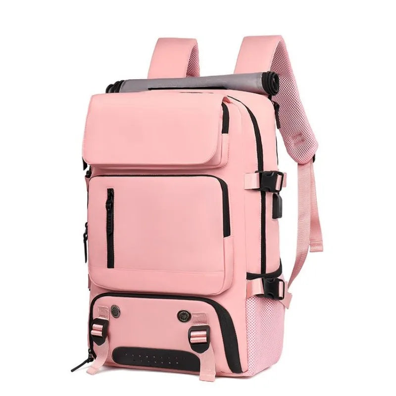 Handheld multifunctional backpack, short distance travel bag, large capacity independent shoe cabinet backpack, computer bag