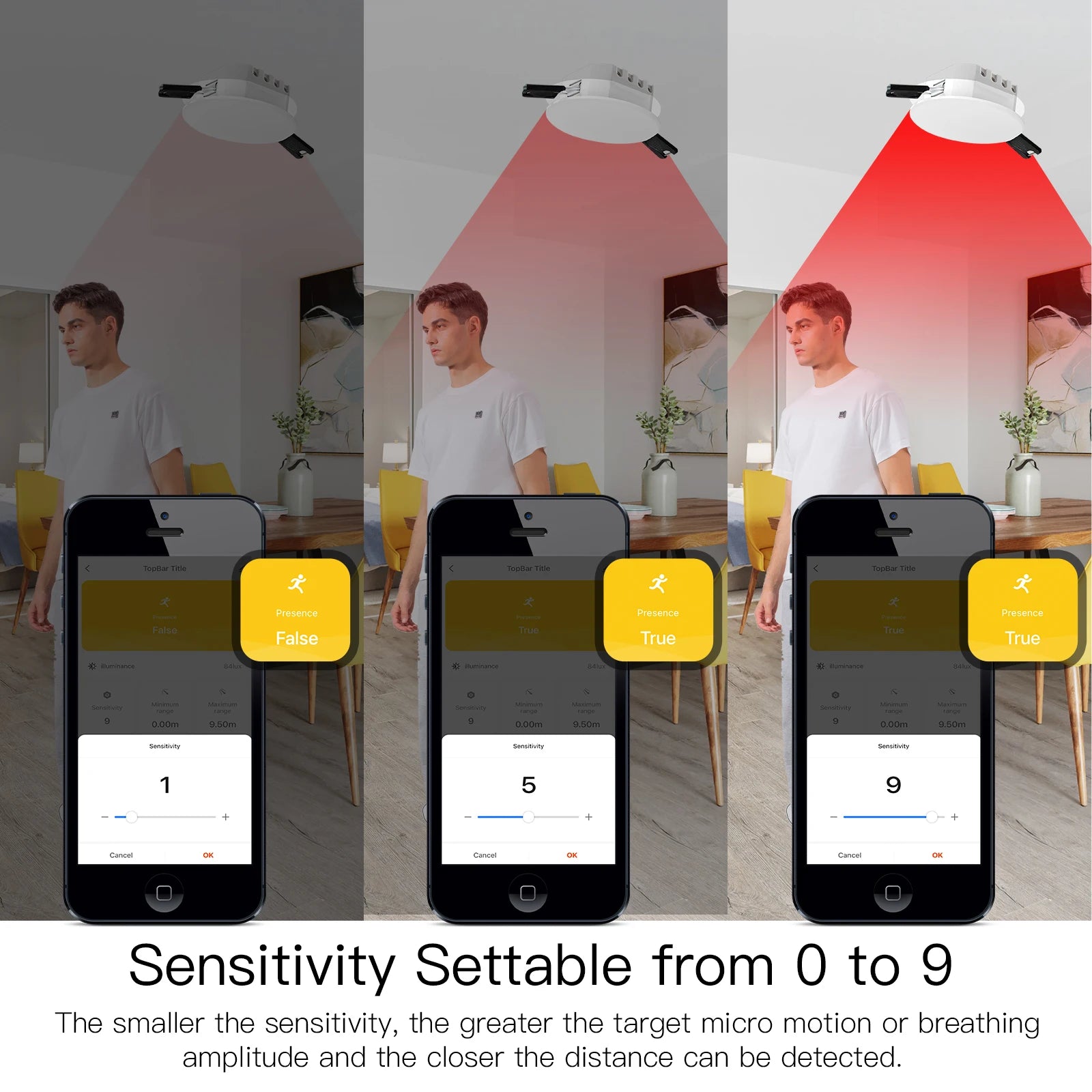 Detector de presencia humana Tuya Smart ZigBee/WiFi, sensor de detección de radar, fotométrico, función 2 en 1, concentrador PIR de techo Smart Life
