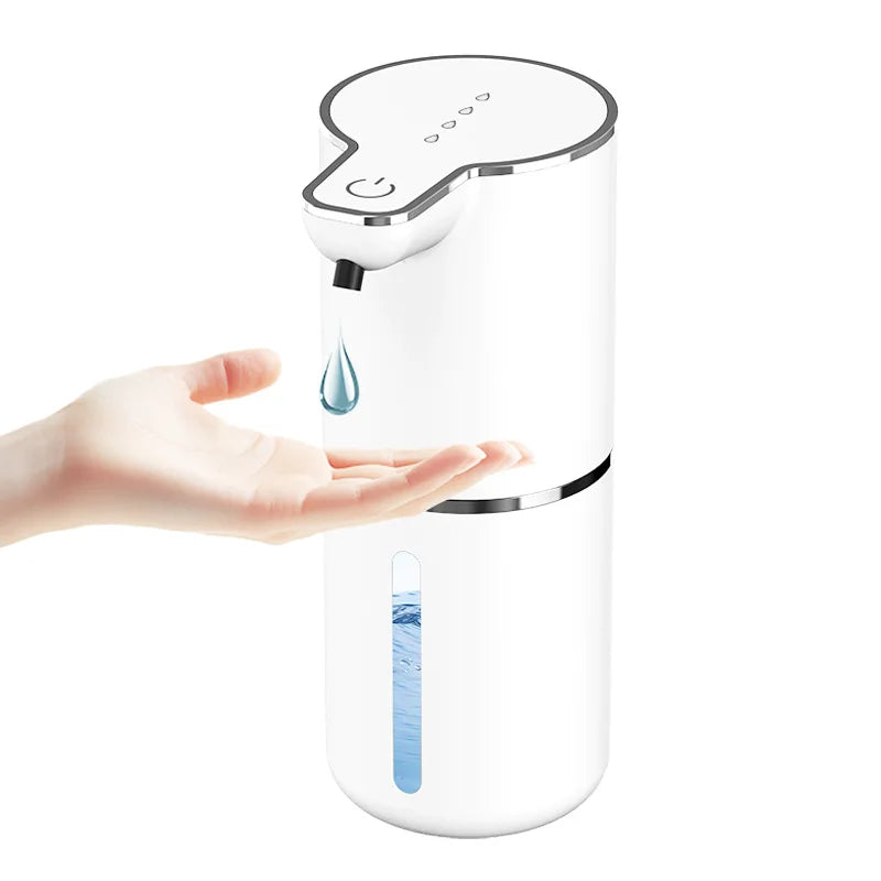 Dispensador automático de jabón ABS, multilíquido, espuma rápida, diseño que ahorra espacio, para baño y cocina, uso dual.