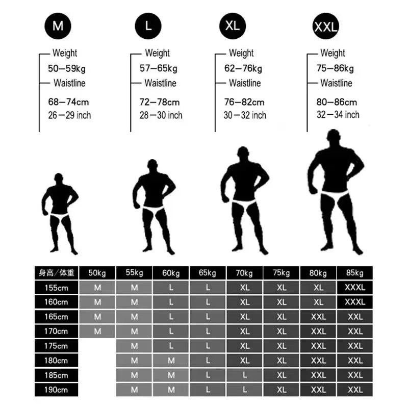 Men's loose-fitting, multi-color plaid cotton underwear.