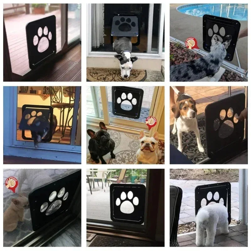 Pet door openings, screen windows, free access, new safety, easy installation, outdoor fashion, beauty, lock screen