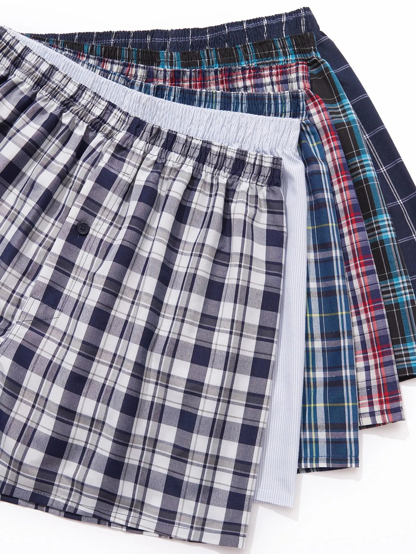 6 calzoncillos tipo bóxer informales para hombre.