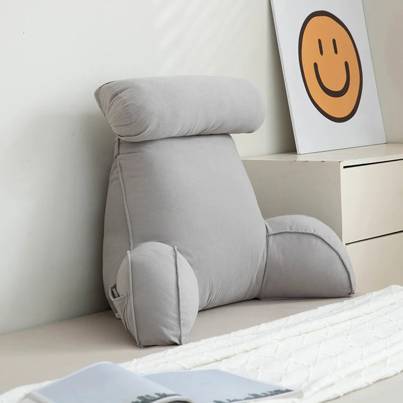 1 almohada de apoyo lumbar para cama, sofá, lectura, verano, para sala de estar, dormitorio, decoración del hogar.