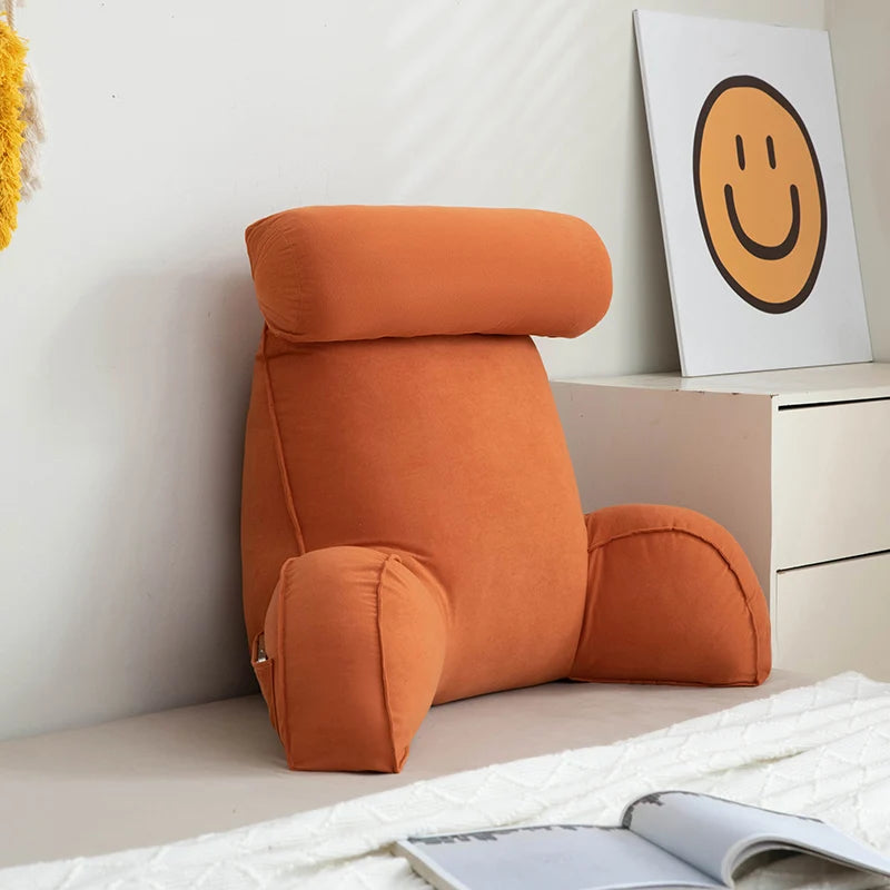 1 almohada de apoyo lumbar para cama, sofá, lectura, verano, para sala de estar, dormitorio, decoración del hogar.