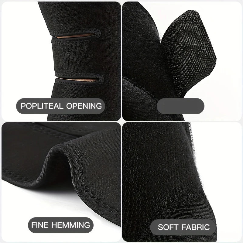 Knee Brace with Side Stabilizers Relieve Meniscus Tear,Joint Pain,Sports Injuries,Breathable Adjustable, Running Workout Sports