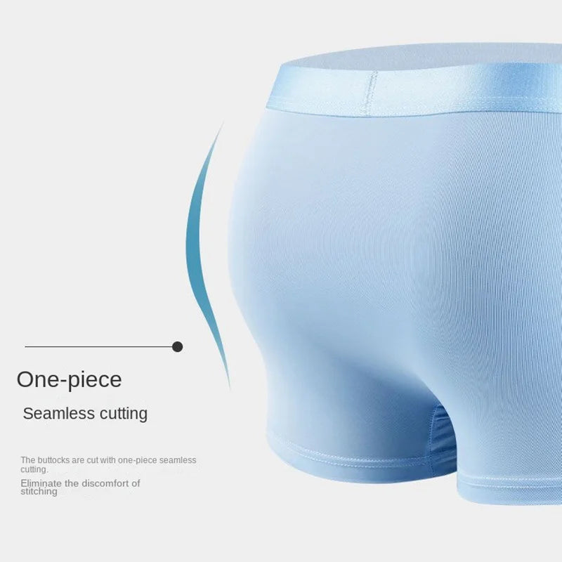 4pcs Underwear  Ice Silk for Male