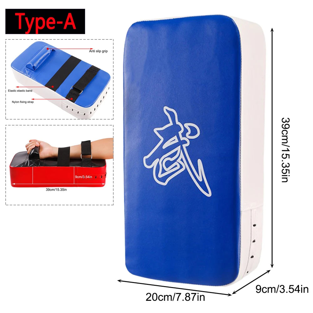 1PC PU Leather Boxing Focus Pad Kickboxing Punch Mitts Training Paws Pads Boxing Equipment for Kicking Boxing Shield Training