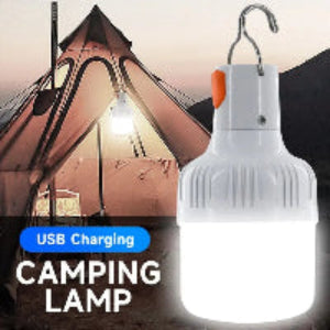 Bombillas LED recargables por USB para exteriores, luz de emergencia de alto brillo, para acampar, pescar, linterna portátil, luces nocturnas