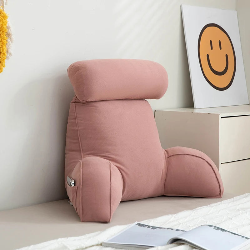 1 almohada de apoyo lumbar para cama, sofá, lectura, verano, para sala de estar, dormitorio, decoración del hogar.