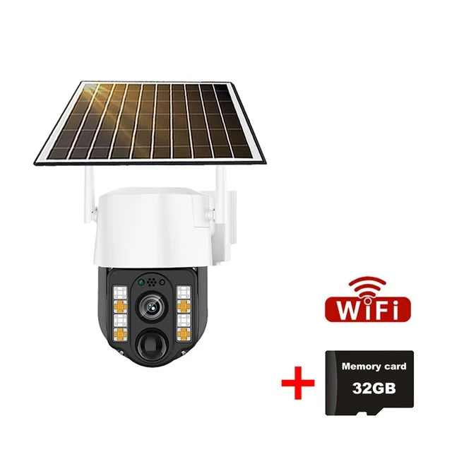 Camara de Seguridad HD con panel solar de carga incluido. Compatible con 4G y WIFI