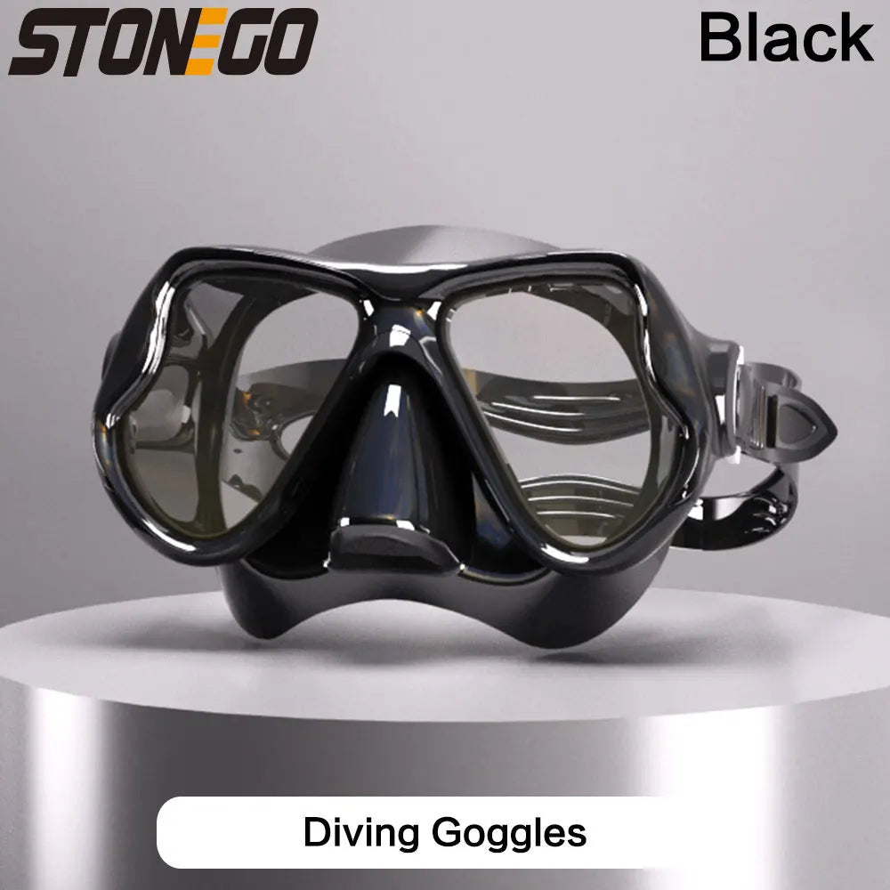 Submarine Mask Swimming Glasses Goggles Adult Large Frame Soft Silicone